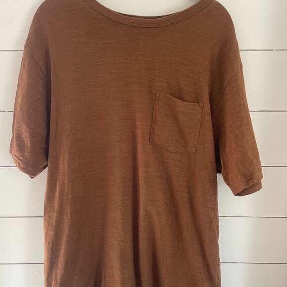 Brixton Rust Colored Tee - Never Worn Like Brand New - Picture 1 of 3